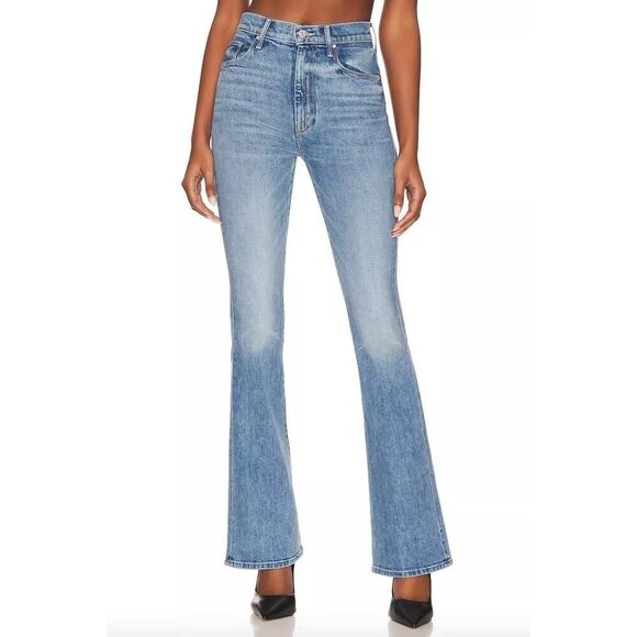 Mother HW WEEKEND Slice Heel JEANS Belle De Jour 32”